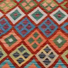 Kelim teppich Chobi 245x340 handgewebter Afghan Kilim