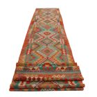 Kelim läufer Chobi 105x686 extra langer handgewebter Kilim