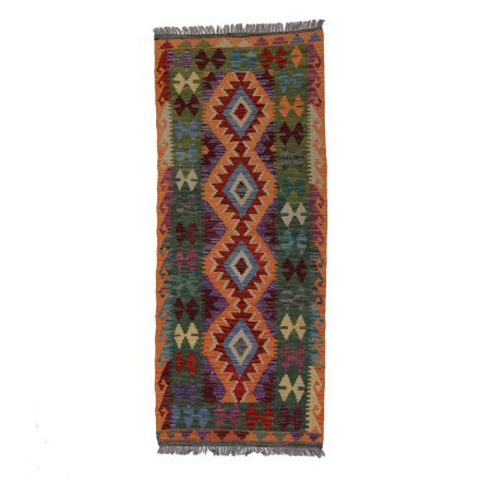 Kelim teppich Läufer Chobi 78x191 handgewebter Afghan Kilim