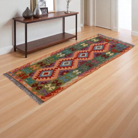 Kelim teppich Läufer Chobi 78x191 handgewebter Afghan Kilim