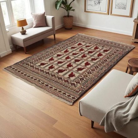 Nomad Kelim teppich Adarskan 130x198 gewebter Wandteppich