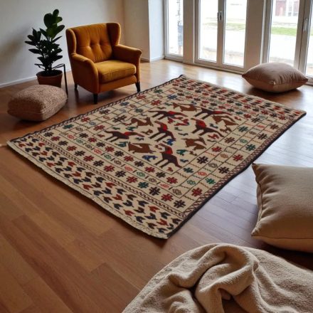 Nomad Kelim teppich Adarskan 130x197 gewebter Wandteppich