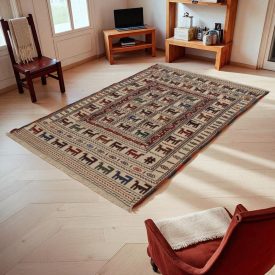 Nomad Kelim teppich Adarskan 126x198 gewebter Wandteppich