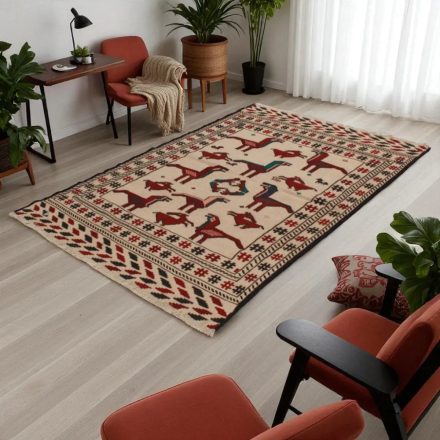 Nomad Kelim teppich Adarskan 133x199 gewebter Wandteppich