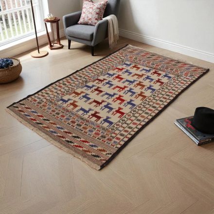 Nomad Kelim teppich Adarskan 117x196 gewebter Wandteppich