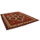 Afghanischer Teppich braun Ersari 262x353 Handgefertigter Teppich für Wohnzimmer