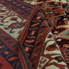 Afghanischer Teppich braun Ersari 262x353 Handgefertigter Teppich für Wohnzimmer