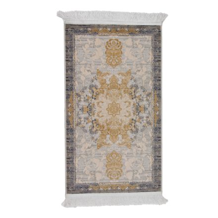 Klassischer Teppich grau 50x90 Orientalisches Muster maschinengewebter Teppich