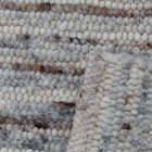 Dicker Wollteppich Rustic 70x133 moderner gewebter Teppich