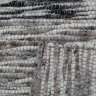 Dicker Wollteppich Rustic 70x124 moderner gewebter Teppich