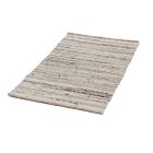 Moderner Wollteppich Rustic 90x175 gestreifter Teppich
