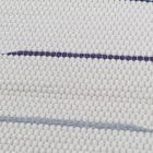 Flickenteppich 72x130 weisser Baumwolle Flickenteppich