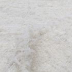 Flickenteppich 201x76 beiger flickenteppich aus Baumwolle