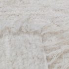 Flickenteppich 201x76 beiger flickenteppich aus Baumwolle