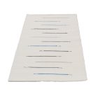 Flickenteppich 70x129 beiger Baumwolle Flickenteppich