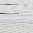 Flickenteppich 68x129 weisser Baumwolle Flickenteppich