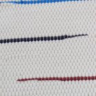 Flickenteppich 70x131 weisser Baumwolle Flickenteppich