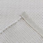 Flickenteppich 135x73 weisser flickenteppich aus Baumwolle