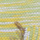 Flickenteppich 76x126 bunter Baumwolle Flickenteppich