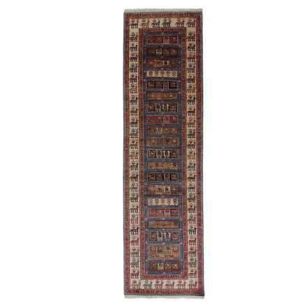 Orientteppich Shawal 82x297 Handgeknüpfter afghanischer Läufer Teppich