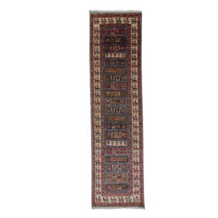 Orientteppich Shawal 80x298 Handgeknüpfter afghanischer Läufer Teppich