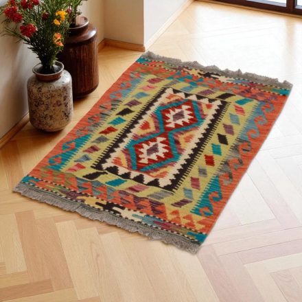 Kelim teppich Chobi 62x93 handgewebter afghanischer Kelim