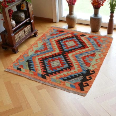 Kelim teppich Chobi 98x79 handgewebter afghanischer Kelim