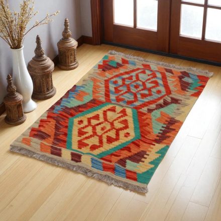 Kelim teppich Chobi 60x91 handgewebter afghanischer Kelim