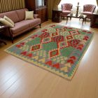 Kelim teppich Chobi 176x243 Handgewebter afghanischer Kelim