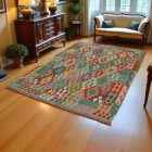 Kelim teppich Chobi 180x235 Handgewebter afghanischer Kelim