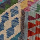 Kelim teppich Chobi 180x235 Handgewebter afghanischer Kelim