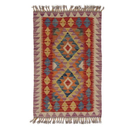 Kelim teppich Chobi 91x60 handgewebter afghanischer Kelim