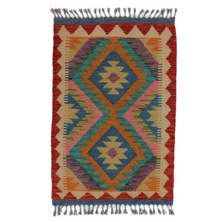 Kelim teppich Chobi 93x62 handgewebter afghanischer Kelim