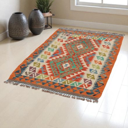 Handgemachter Kelim teppich Chobi 132x92 Afghanischer kelim