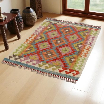 Kelim teppich Chobi 129x88 afghanischer flach gewebter Teppich