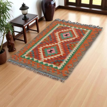 Kelim teppich Chobi 82x128 handgewebter afghanischer Kelim
