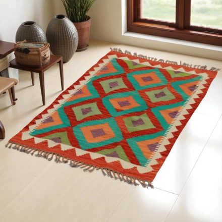 Kelim teppich Chobi 120x75 handgewebter afghanischer Kelim