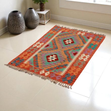 Kelim teppich Chobi 85x125 handgewebter afghanischer Kelim