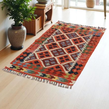 Kelim teppich Chobi 125x75 handgewebter afghanischer Kelim