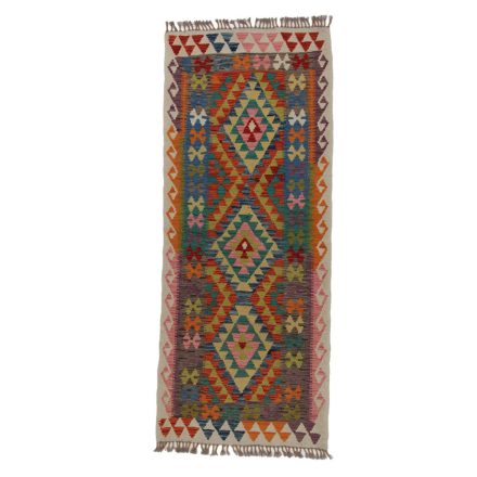 Kelim teppich Chobi 72x196 Handgewebter afghanischer Kelim