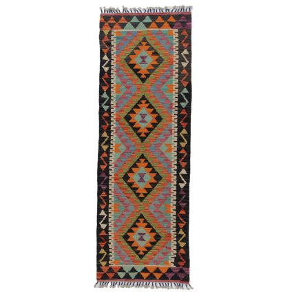 Kelim teppich Chobi 68x193 Handgewebter afghanischer Kelim