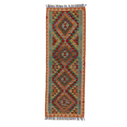 Kelim teppich Chobi 64x189 Handgewebter afghanischer Kelim