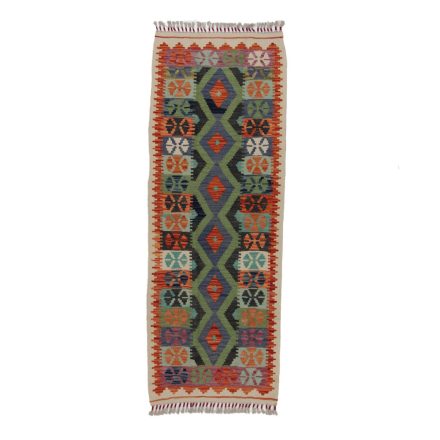 Kelim teppich Chobi 67x180 Handgewebter afghanischer Kelim