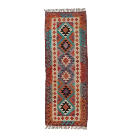 Kelim teppich Chobi 74x197 handgewebter afghanischer Kelim