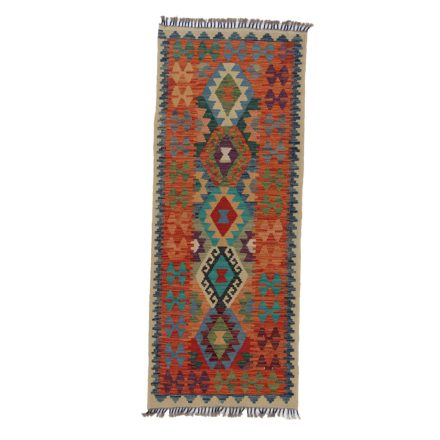 Kelim teppich Chobi 76x192 handgewebter afghanischer Kelim