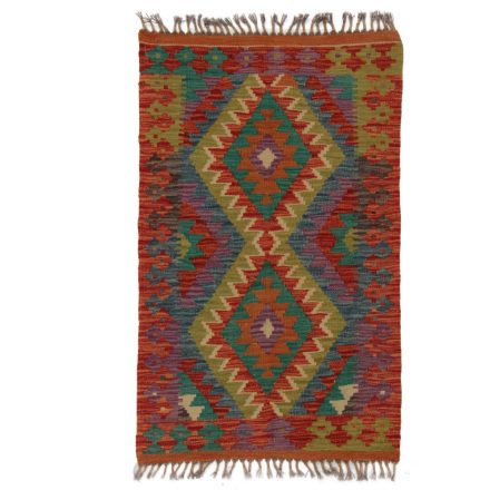 Kelim teppich Chobi 62x102 handgewebter afghanischer Kelim