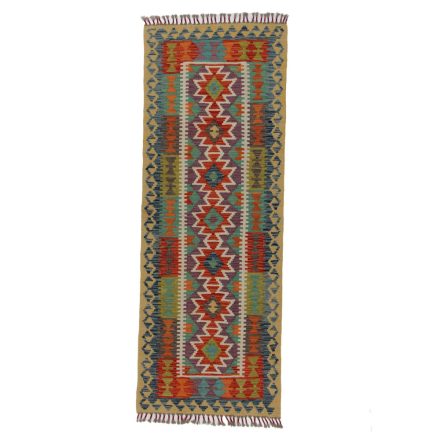 Kelim teppich Chobi 72x196 Handgewebter afghanischer Kelim