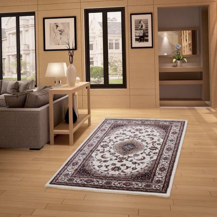 Klassischer Teppich beige Isfahan 140x200 Wohnzimmer oder Schlafzimmer Teppich