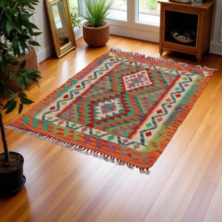 Kelim teppich Chobi 103x146 handgewebter afghanischer Kelim
