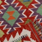 Kelim teppich Afghan Chobi 132x76 handgewebter ethnischer Kelim